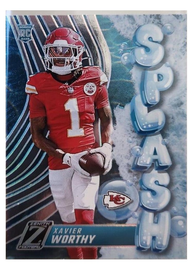 2024 Panini Zenith Splash Xavier Worthy #7 card