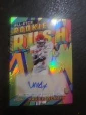 2024 Topps Chrome Chrome All-Etch Rookie Rush Autographs Xavier Worthy #RRA-XW card