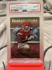 2024 Topps Inception Inaugurations Xavier Worthy #I-8 card