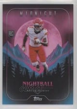 2024 Topps Midnight Nightball Xavier Worthy #NB-10 card