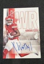 2024 Topps Signature Class Rookie Class Autographs Xavier Worthy #RCA-XW card