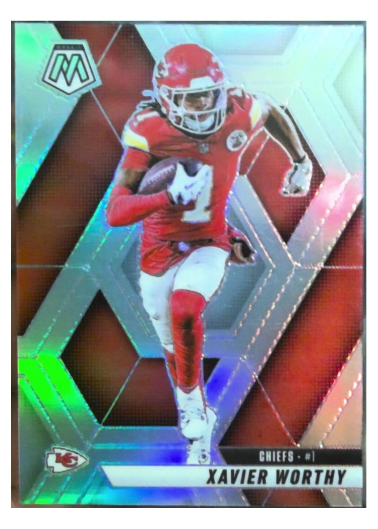 2025 Panini Mosaic Base Set Xavier Worthy #184 card