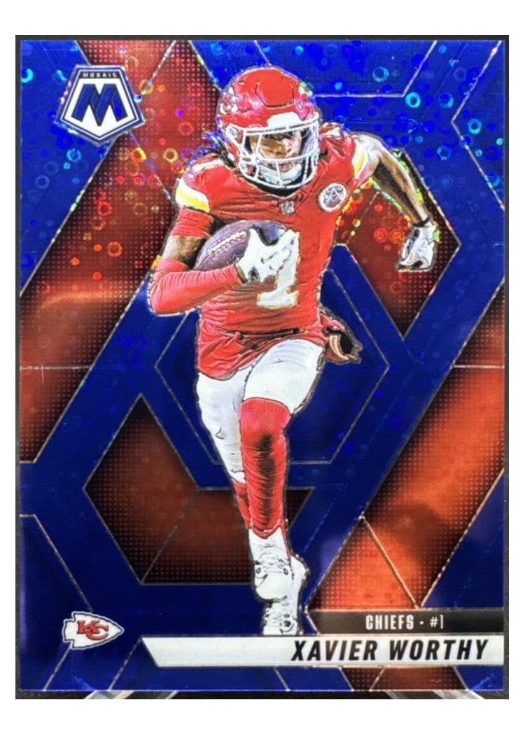2025 Panini Mosaic Base Set Xavier Worthy #184 card