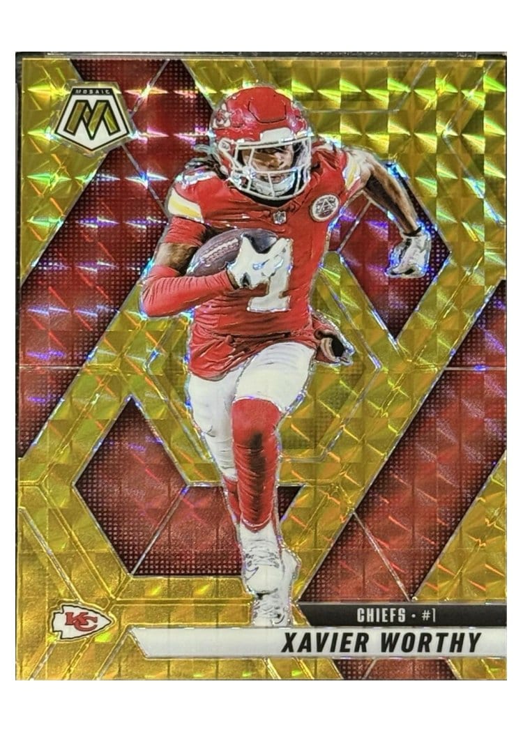 2025 Panini Mosaic Base Set Xavier Worthy #184 card