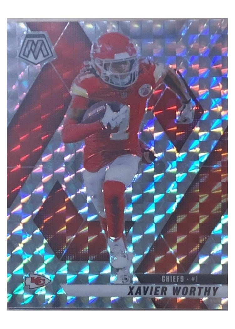 2025 Panini Mosaic Base Set Xavier Worthy #184 card