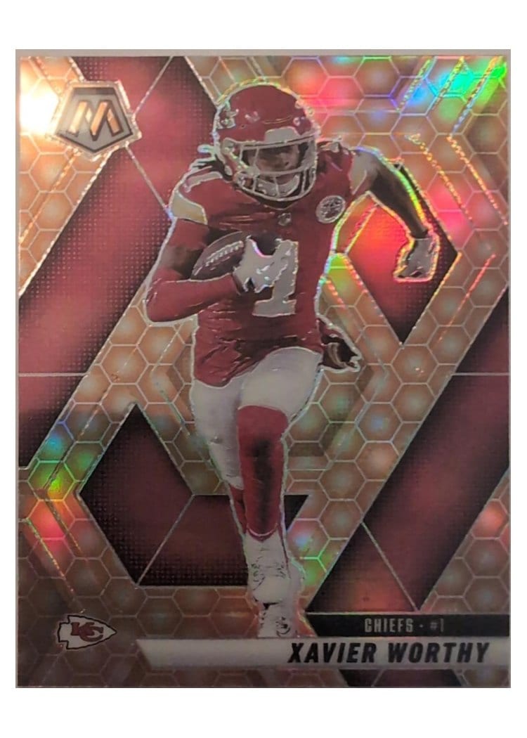 2025 Panini Mosaic Base Set Xavier Worthy #184 card