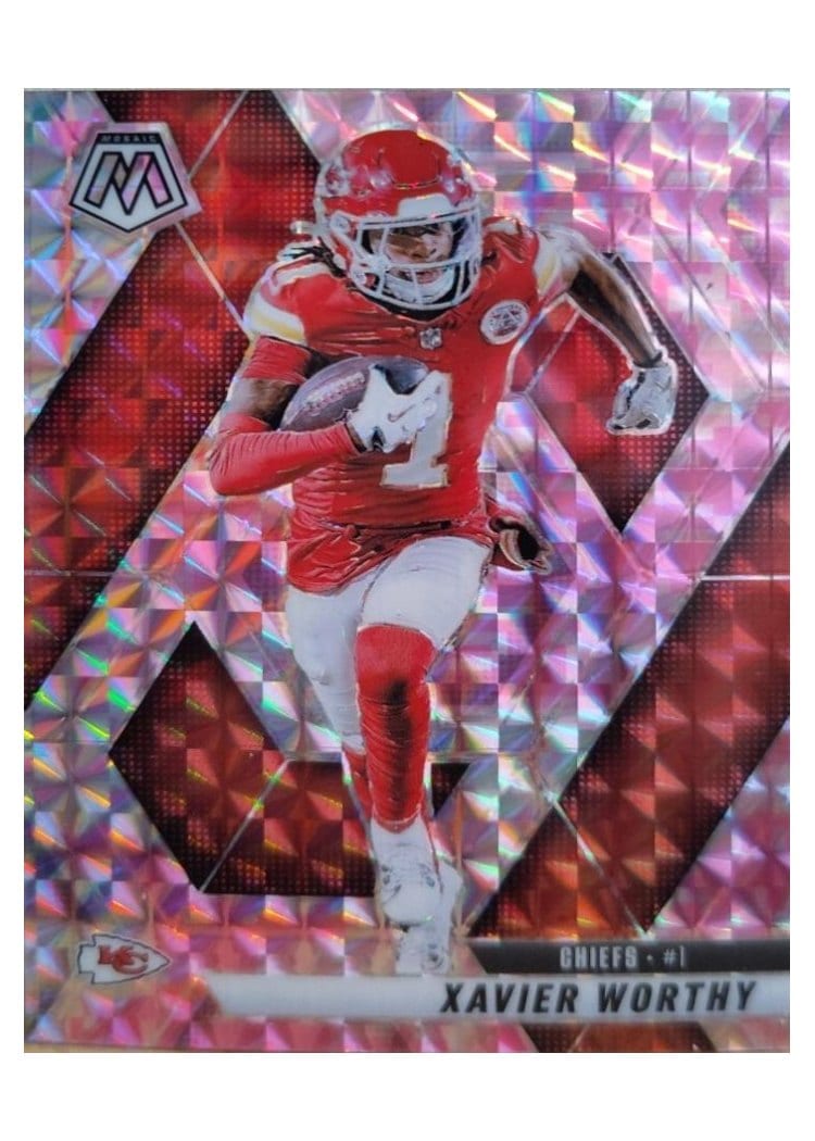 2025 Panini Mosaic Base Set Xavier Worthy #184 card