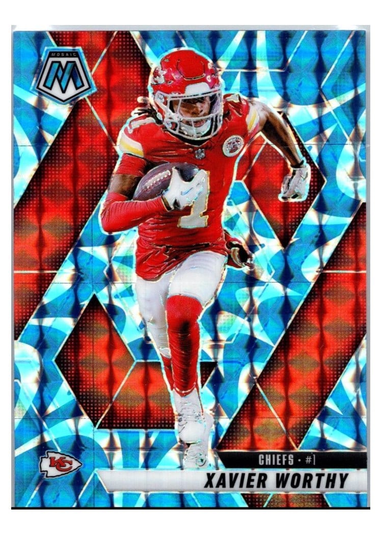 2025 Panini Mosaic Base Set Xavier Worthy #184 card