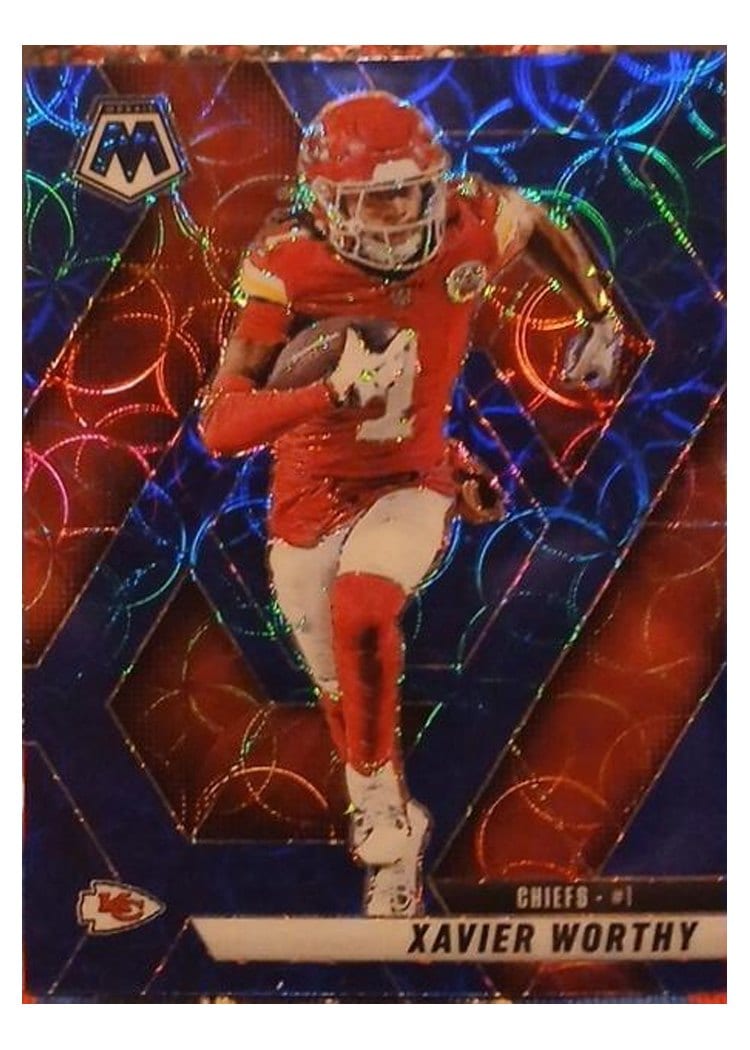 2025 Panini Mosaic Base Set Xavier Worthy #184 card