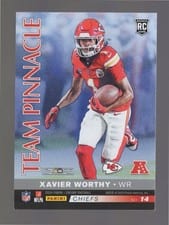 2024 Panini Encore Team Pinnacle Xavier Worthy/Rome Odunze #14 card