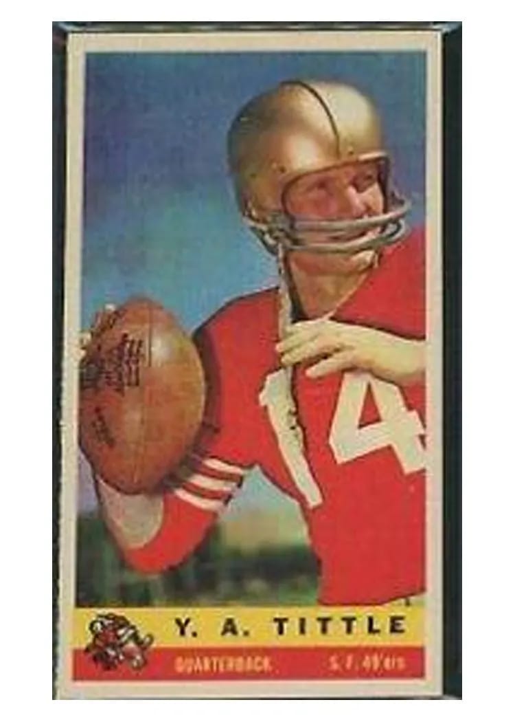 1959 Bazooka Y.A. Tittle card
