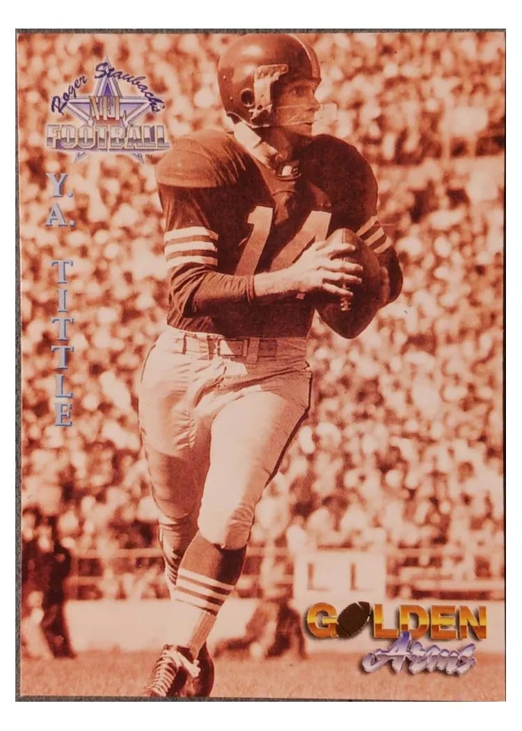 1994 Ted Williams Co Y.A. Tittle #79 card