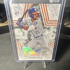 2023 Topps Baseball Stars Autographs (Series 2) Yainer Díaz #BSA-YD card