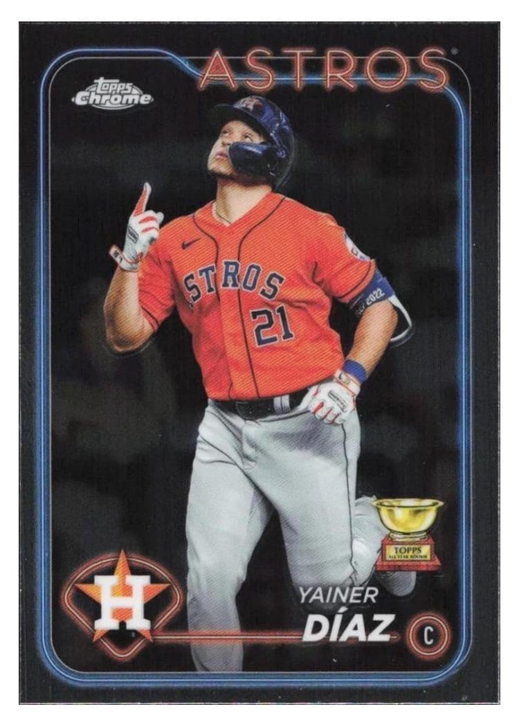 2024 Topps Chrome Base Set Yainer Díaz #203 card
