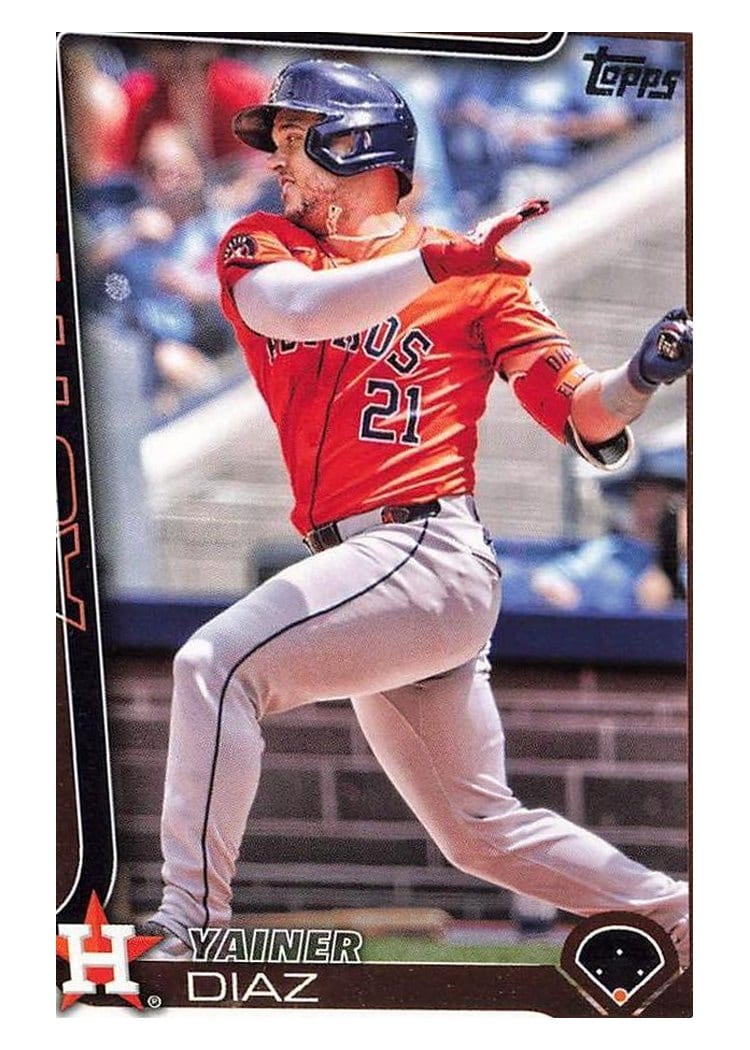 2025 Topps Base Set Yainer Diaz #299 card