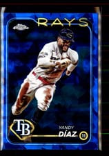 2024 Topps Chrome Sapphire Edition Base Set Yandy Díaz #52 card