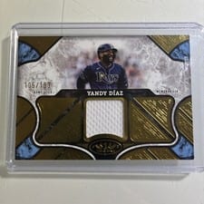 2024 Topps Tier One Relics Yandy Díaz #T1R-YDI card