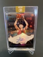 2025-26 Topps 3 Raindrops Signatures Yang Hansen #RS-YH card