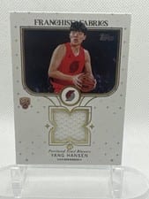 2025-26 Topps Franchise Fabrics Yang Hansen #FF-YH card