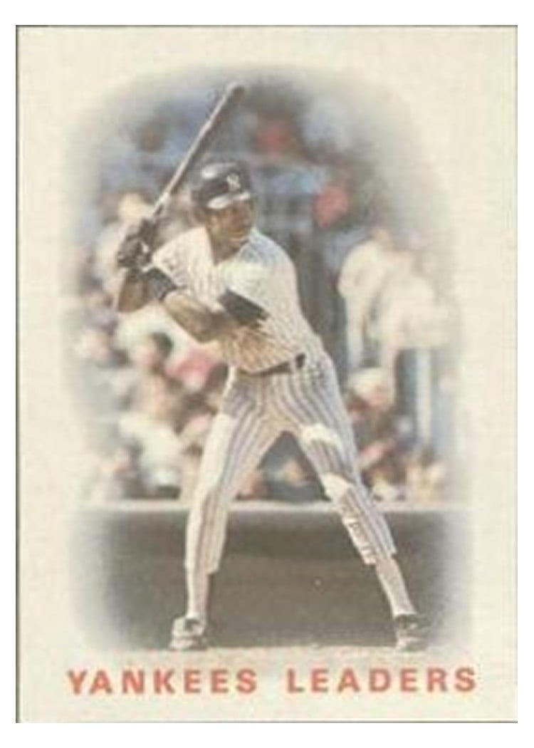 1986 Topps Yankees Leaders #276 card