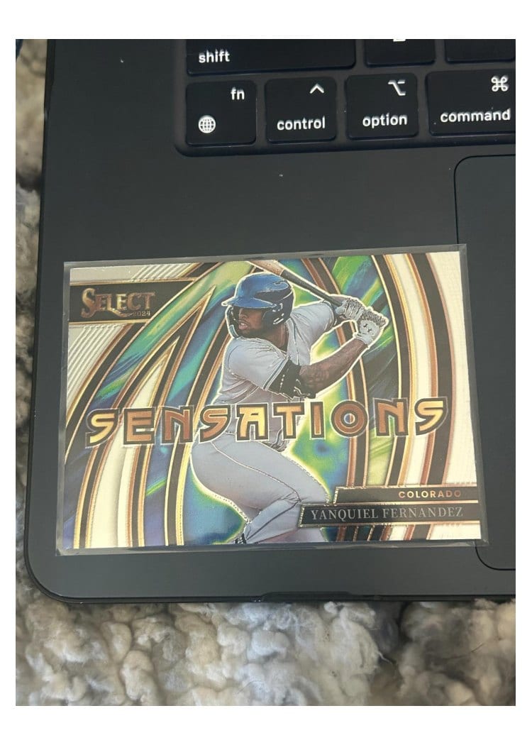 2024 Panini Select Sensations Yanquiel Fernandez #7 card
