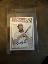 2026 Topps Heritage Real One Autographs Yanquiel Fernández #ROA-YF