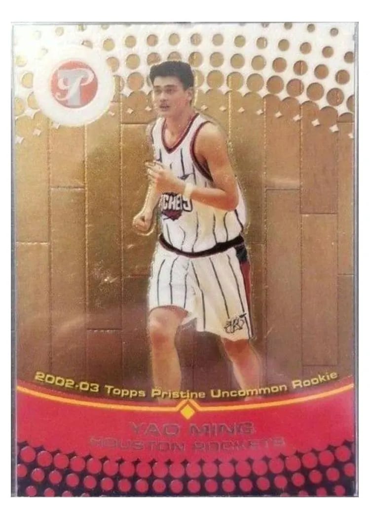 2002 Topps Pristine Yao Ming #52 card