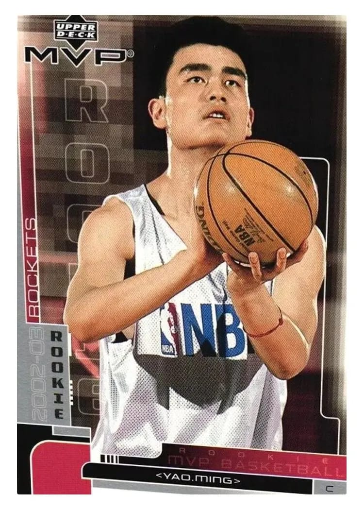 2002 Upper Deck MVP Yao Ming #193 card