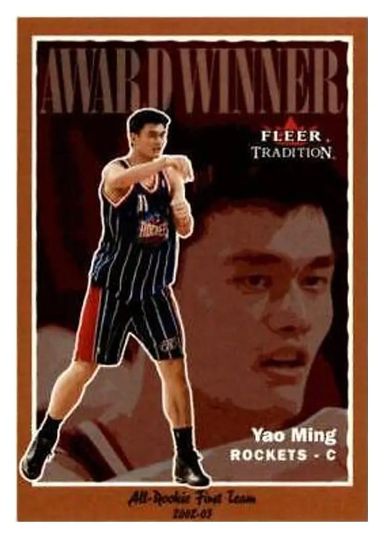 2003 Fleer Yao Ming #230 card