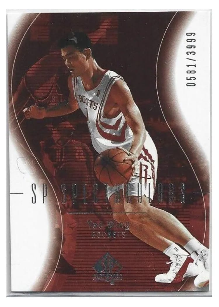 2003 SP Authentic Yao Ming #100 card