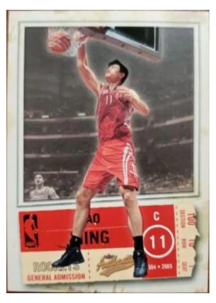 2004 Fleer Authentix Yao Ming #29 card