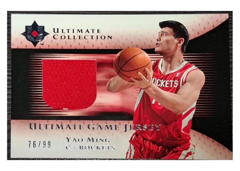 2006 Upper Deck Ultimate Collection Patch Yao Ming #UJ-YM card