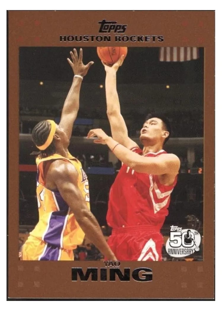 2007 Topps Yao Ming #11 card