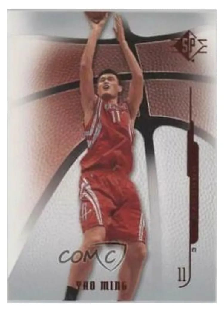 2008 SP Authentic Yao Ming Retail #78 card