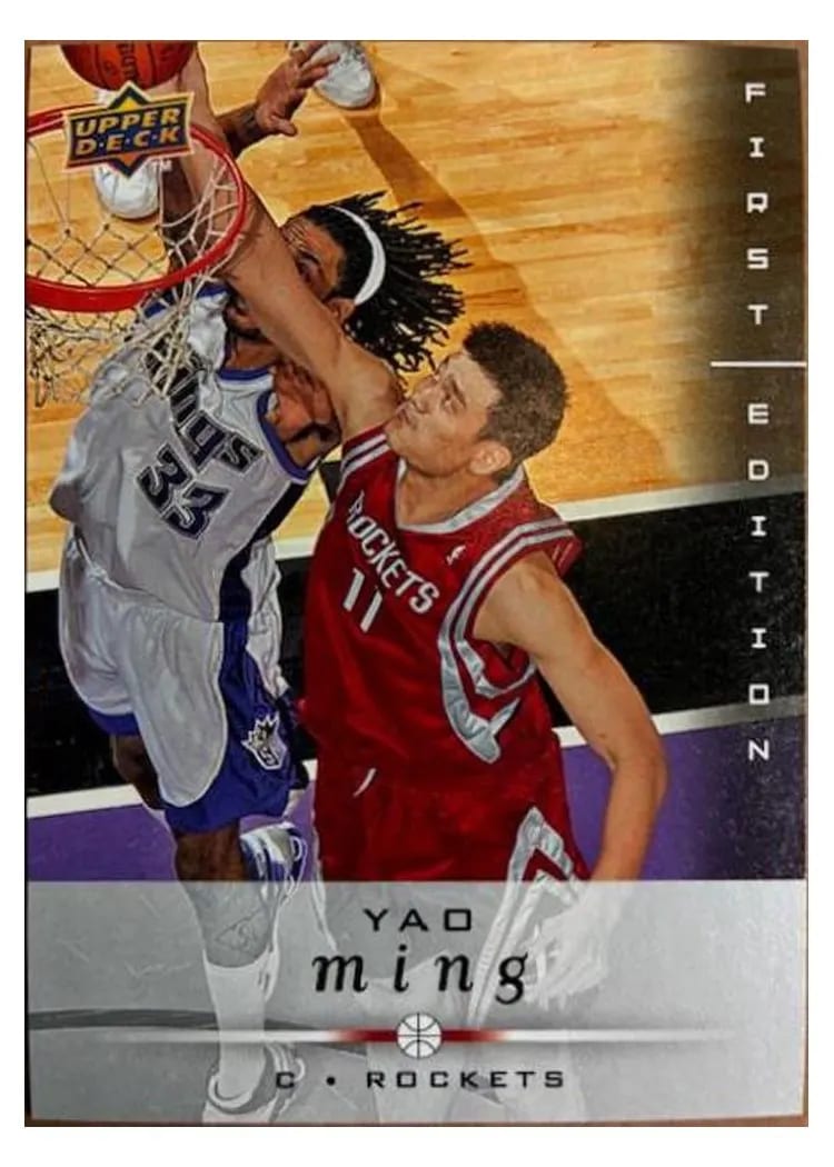 2008 Upper Deck First Edition Yao Ming #65 card