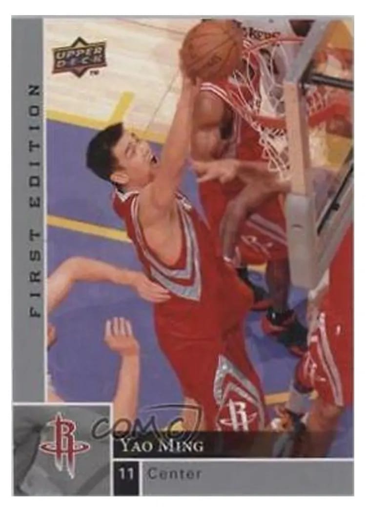 2009 Upper Deck First Edition Yao Ming #54 card