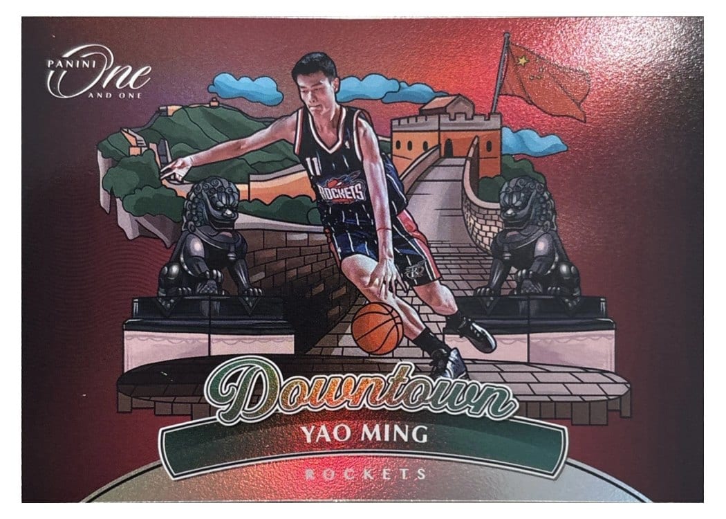 2023-24 Panini One and One Downtown Variation Yao Ming #4 card