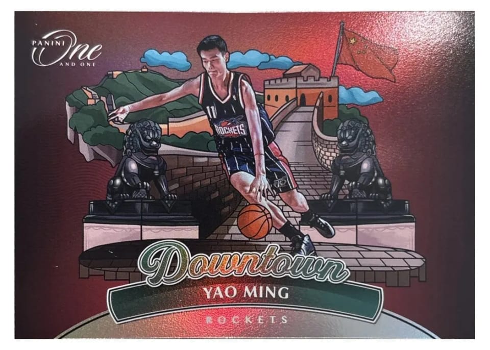 2023-24 Panini One and One Downtown Variation Yao Ming #4 card