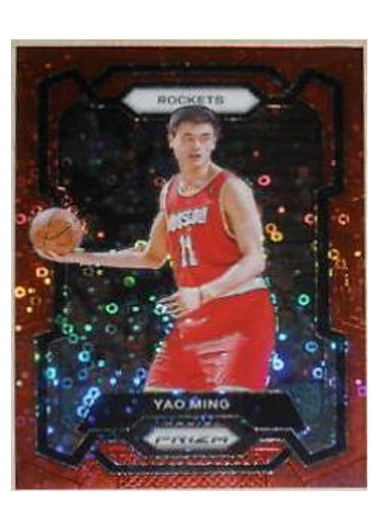 2023-24 Panini Prizm Base Set Yao Ming Fast Break Red #199 card