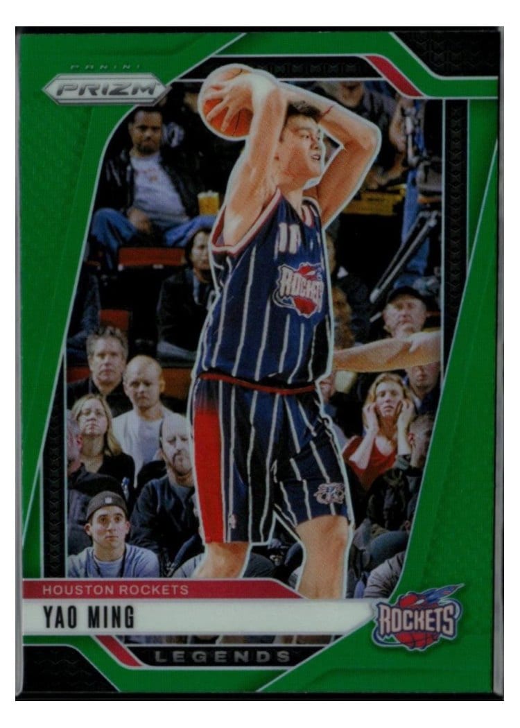 2024-25 Panini Prizm Base Set Yao Ming Green #284 card