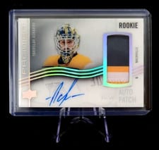 2023-24 Upper Deck Premier Horizontal Acetate Rookie Autograph Patch Yaroslav Askarov #AHR-YA