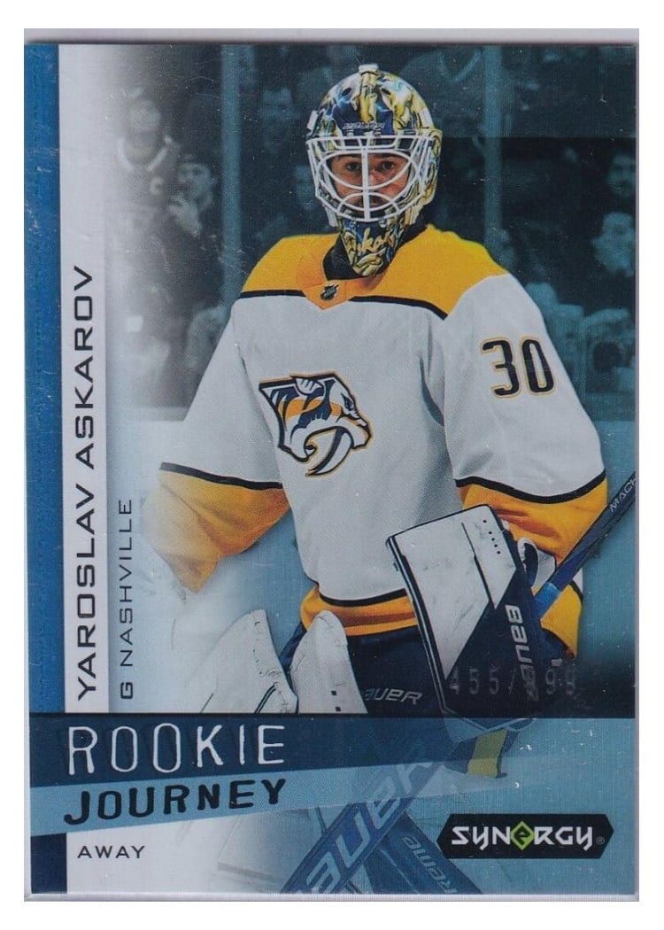 2023-24 Upper Deck Synergy Rookie Journey Away Yaroslav Askarov #RJ-6 card