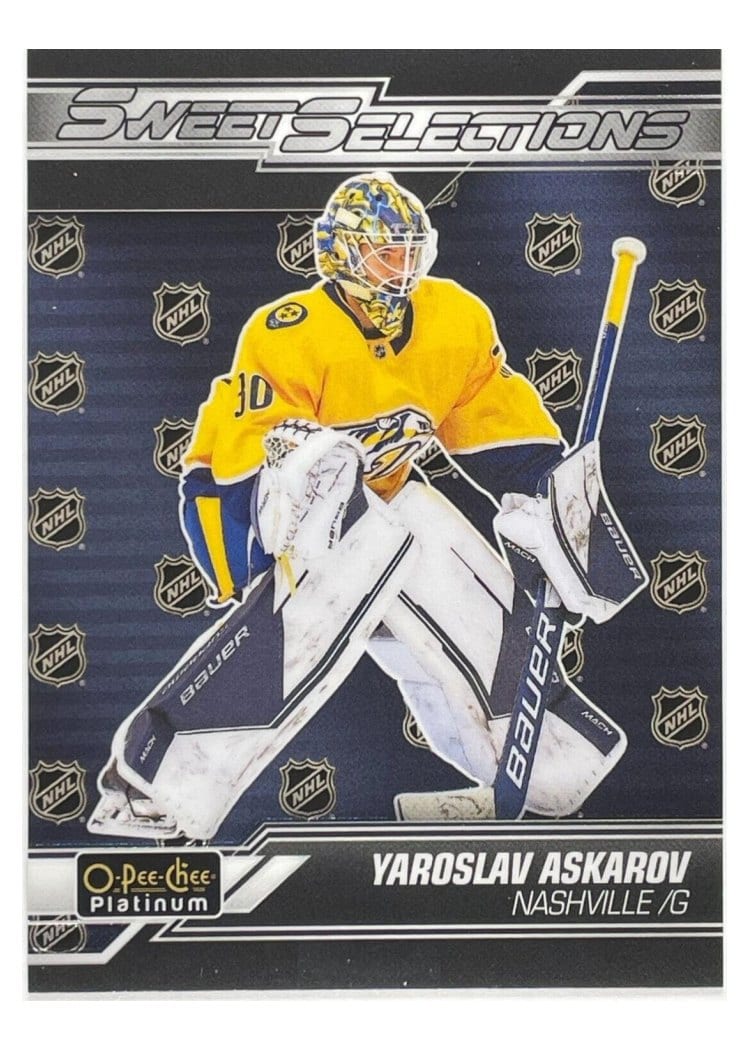 2024-25 O-Pee-Chee Platinum 2023-24 O-Pee-Chee Platinum Update I: Sweet Selections Rainbow Autos Yaroslav Askarov #SS-15 card