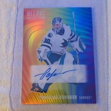 2025-26 Upper Deck Allure Color Flow Full Rainbow Auto Yaroslav Askarov #RA-YA