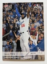 2018 Topps Now Yasiel Puig #947 card