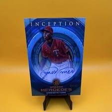 2022 Bowman Inception Prospect Autographs Yasser Mercedes #PA-YMS card