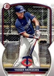 2023 Bowman Prospects Yasser Mercedes #BP-99 card