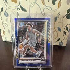 2025 Panini Donruss Yaxel Lendeborg Blue Cracked Ice Optic #75 card