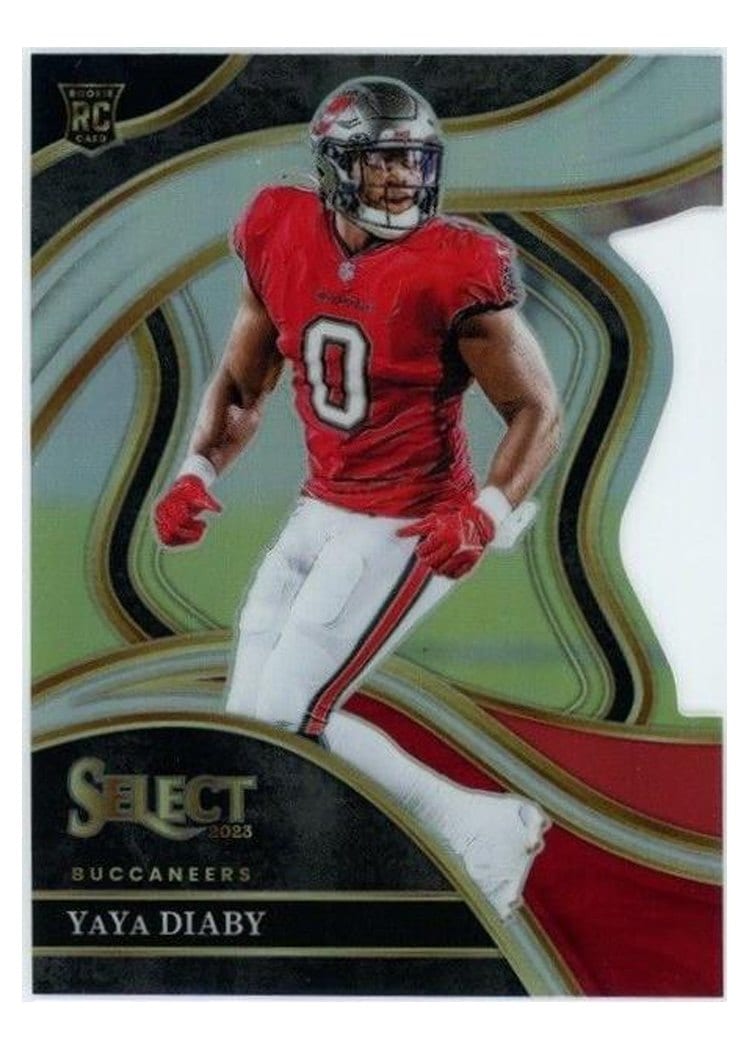 2023 Panini Select Base Set YaYa Diaby Black Red Prizm Die-Cut #204 card
