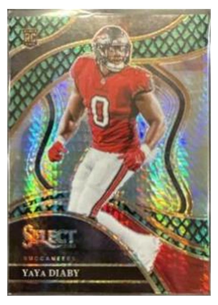 2023 Panini Select Base Set YaYa Diaby Dragon Scale Prizm #204 card